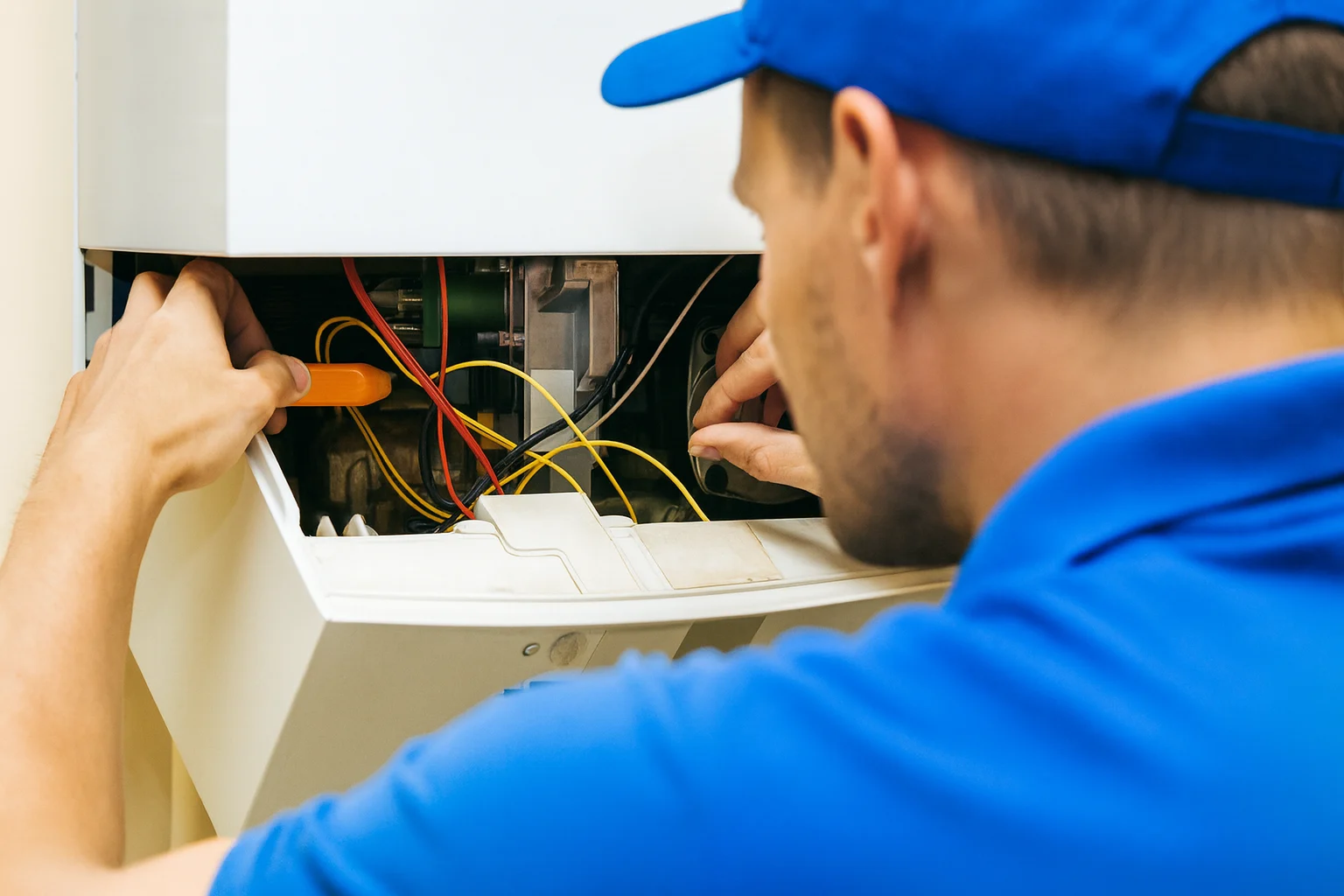 Revize plynového kotle – kontrola zapojení a elektroinstalace